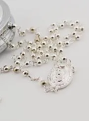 Mary and Child Rosary Case with Rosary