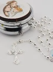 Holy Family Rosary Case - Rosary Included