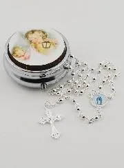 Guardian Angel Rosary Box and Rosary