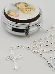 Guardian Angel Rosary Box - Rosary included