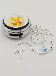 Communion Gift Rosary Box and Rosary