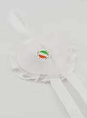 Christening Gift - Cradle Medal Heart and Guardian Angel