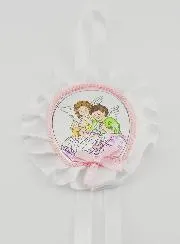 Christening Gift - Cradle Medal with Guardian Angels