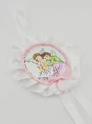 Christening Gift - Cradle Medal with Guardian Angels