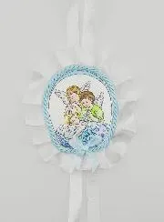 Christening Gift - Guardian Angels Cradle Medal