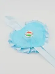 Christening Gift - Cradle Medal Heart Holy Family