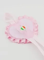 Christening Gift - Cradle Medal with Heart Angel Lantern