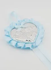 Christening Gift - Cradle Medal with Angel Lantern Heart