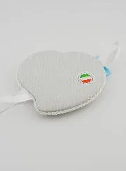 Christening Gift Boy - Leather Cradle Medal - Angel with Lantern