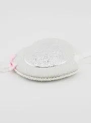 Christening Gift Girl - Leather Cradle Medal - Angel with Lantern