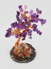 Tree of Life on Agate - Amethyst
