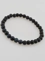 Hawk's Eye Gemstone Bracelet - 6 mm