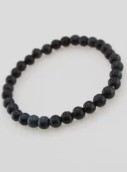 Hawk's Eye Gemstone Bracelet - 6 mm