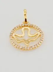 Openwork Confirmation Medal 15mm - Holy Spirit