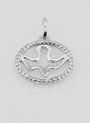 Openwork Confirmation Medal 15mm - Holy Spirit
