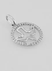 Openwork Confirmation Medal 15mm - Holy Spirit