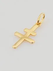 Gold-Plated Lorraine Cross Pendant - 18mm