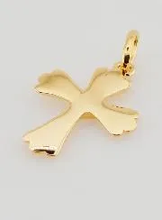 Gold-Plated Cross Pendant - 20mm