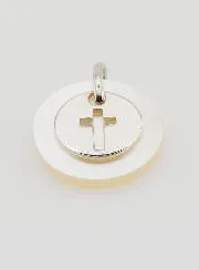 Token Medal Silver and Mother-of-Pearl - Cross