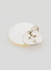 Token Medal Silver and Mother-of-Pearl - Cross