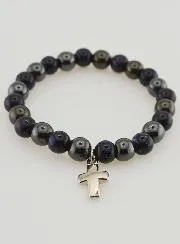 Gemsteone Bracelet - Hematite and Blue Sunstone