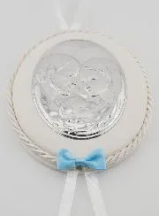 Christening Gift for a Boy - Cradle Medal Holy Family