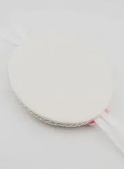 Christening Gift Girl - Leather Cradle Medal Holy Family