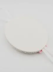 Christening Gift Girl - Leather Cradle Medal Virgin and Child