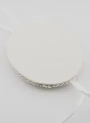 Christening Gift for Boys - Leather Cradle Medal Angel Lantern