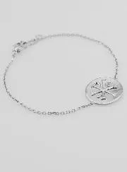 Religious Stainless Steel Bracelet - Chi-Rho Medal