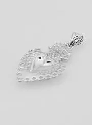 ex-voto pendant Silvery brass - 25mm