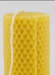 Natural Honeycomb Beeswax Candle - 10cm