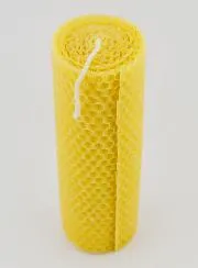 Natural Honeycomb Beeswax Candle - 15 cm