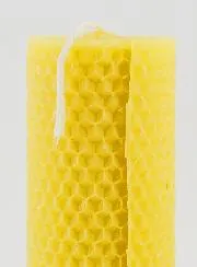 Natural Honeycomb Beeswax Candle - 15 cm