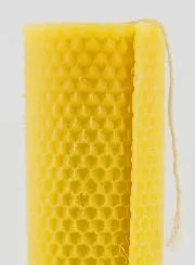 Natural Honeycomb Beeswax Candle - 20cm