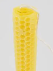Natural Honeycomb Beeswax Candle - 20 cm