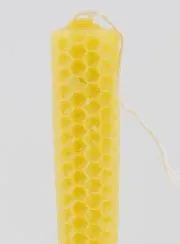 Natural Honeycomb Beeswax Candle - 20 cm