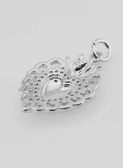 Ex-Voto Pendant in Silvery Brass - 22mm