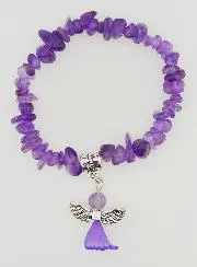 Guardian Angel Child Bracelet - Purple