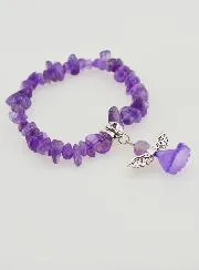 Guardian Angel Child Bracelet - Purple