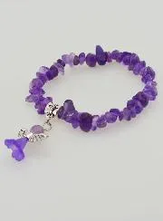 Guardian Angel Child Bracelet - Purple