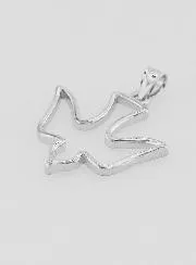 Silver Dove of the Holy Spirit Pendant - 18mm