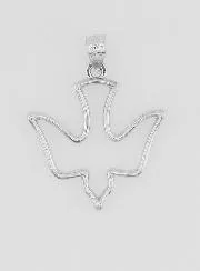 Silver Holy Spirit Confirmation Medal