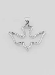 Silver Holy Spirit Confirmation Medal