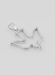 Silver Holy Spirit Confirmation Medal