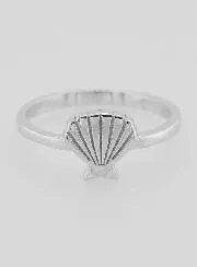 Silver Ring St. James's Shell - Size 52