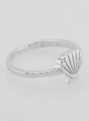 Silver Ring St. James's Shell - Size 52