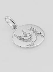 Silver Holy Spirit Confirmation Medal