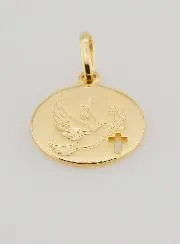 Gold-plated Holy Spirit Confirmation Medal