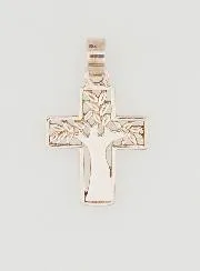 Tree of Life Cross Pendant - 15mm